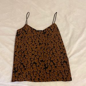 Cheetah dressy tank